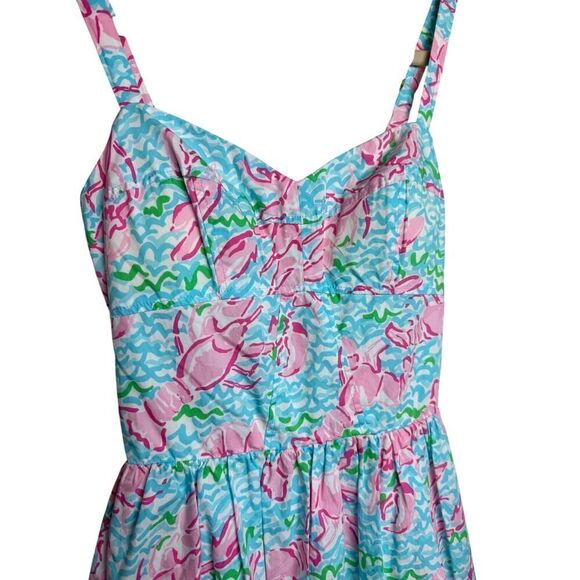 Lilly Pulitzer Lobstah Roll Ardleigh Mini Dress Sz. 0 - Picture 4 of 7